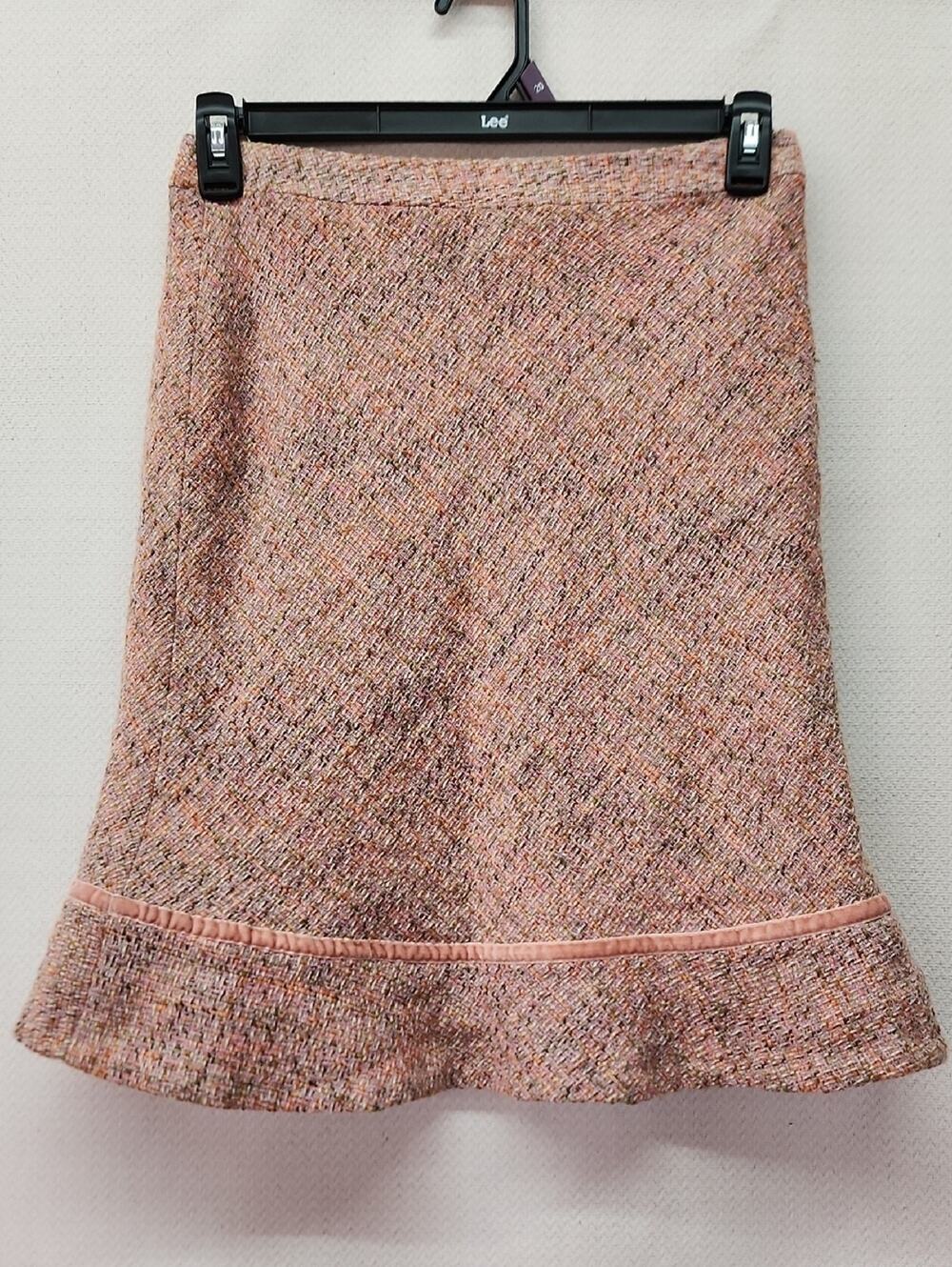 GAP Pink Multi-Tone Tweed A-Line Skirt